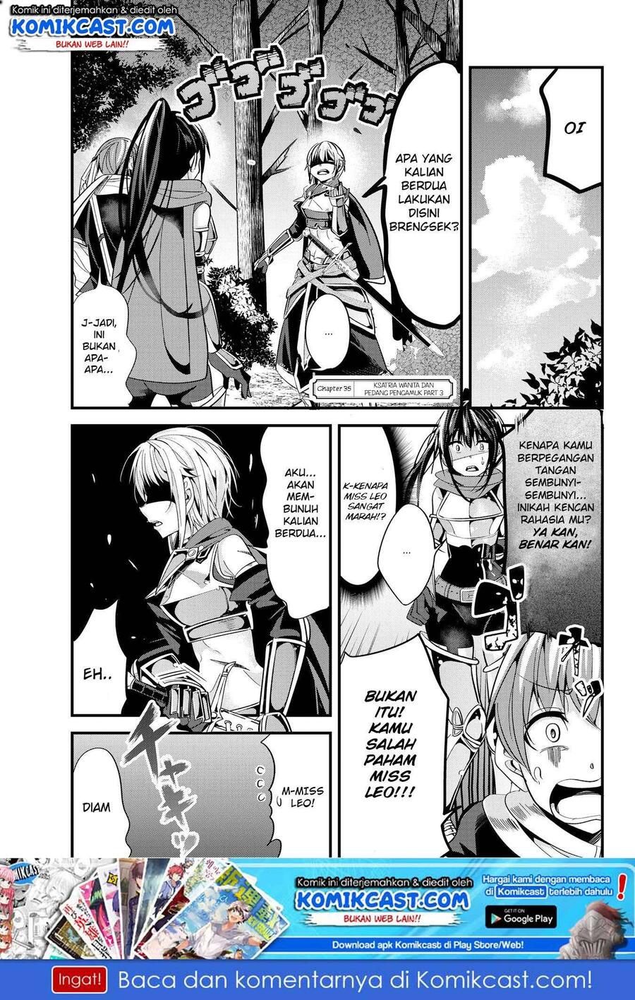 Ima Made Ichido mo Onna Atsukaisareta koto ga nai Onna Kishi wo Onna Atsukai suru Chapter 035