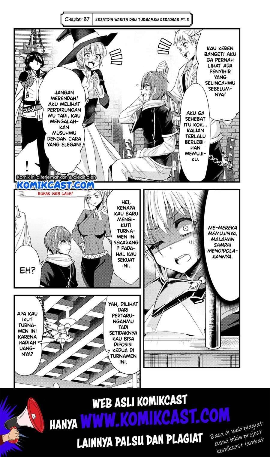 Ima Made Ichido mo Onna Atsukaisareta koto ga nai Onna Kishi wo Onna Atsukai suru Chapter 087