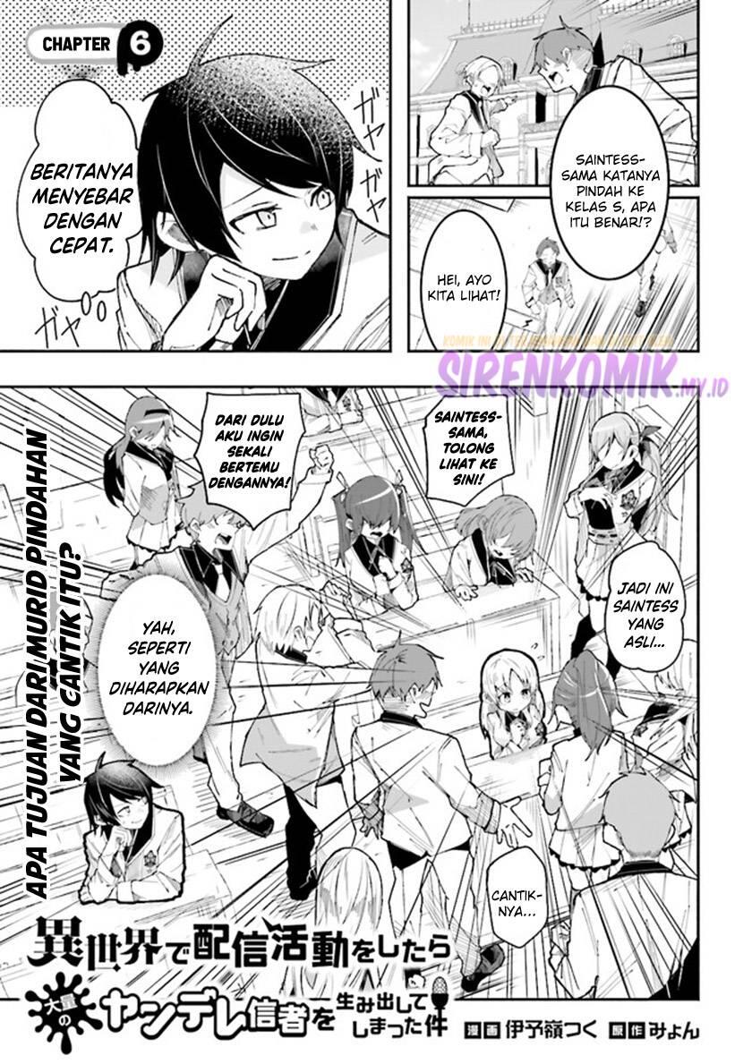 Isekai de Haishin Katsudou wo Shitara Tairyou no Yandere Shinja wo Umidashiteshimatta Ken Chapter 006
