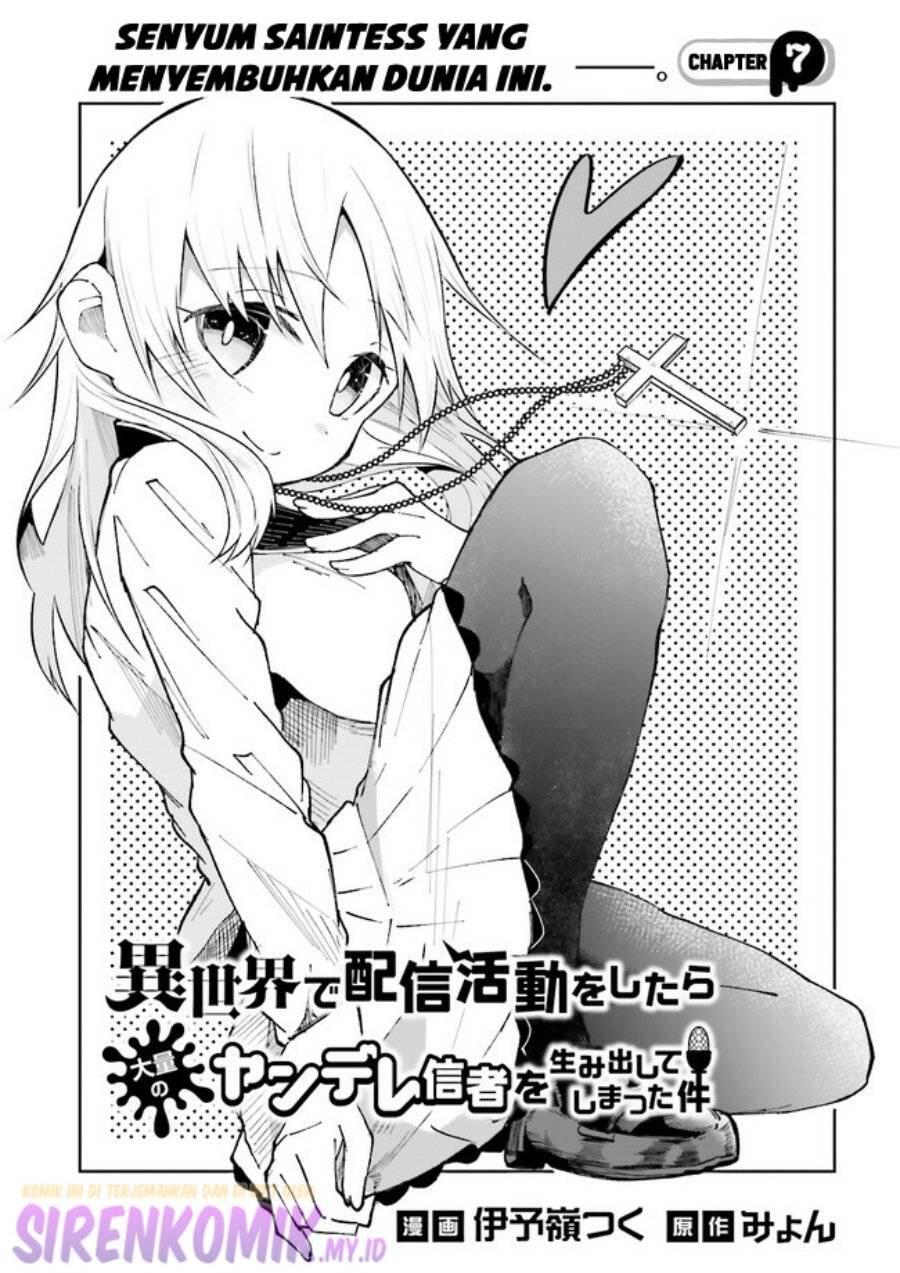 Isekai de Haishin Katsudou wo Shitara Tairyou no Yandere Shinja wo Umidashiteshimatta Ken Chapter 007