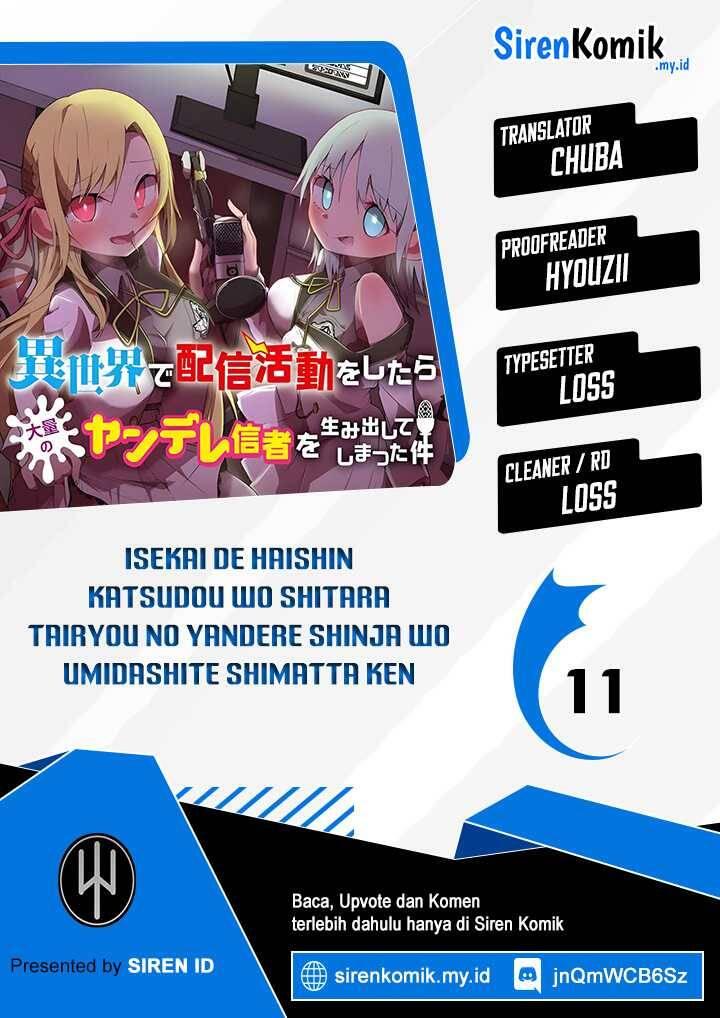 Isekai de Haishin Katsudou wo Shitara Tairyou no Yandere Shinja wo Umidashiteshimatta Ken Chapter 011