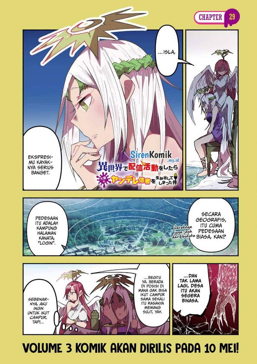 Isekai de Haishin Katsudou wo Shitara Tairyou no Yandere Shinja wo Umidashiteshimatta Ken Chapter 029