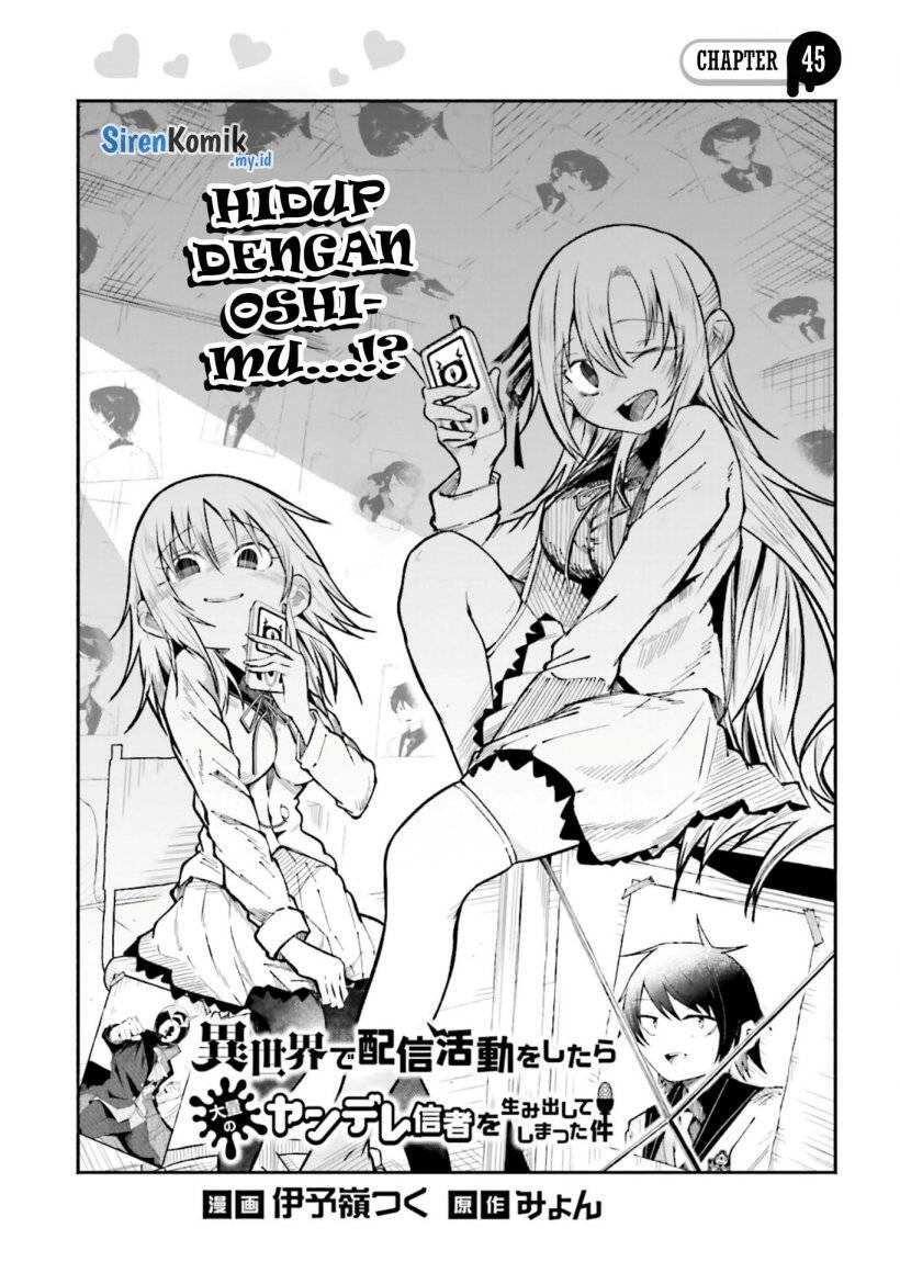 Isekai de Haishin Katsudou wo Shitara Tairyou no Yandere Shinja wo Umidashiteshimatta Ken Chapter 045