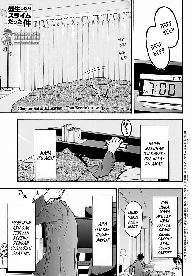 Tensei shitara Slime Datta Ken Chapter 001
