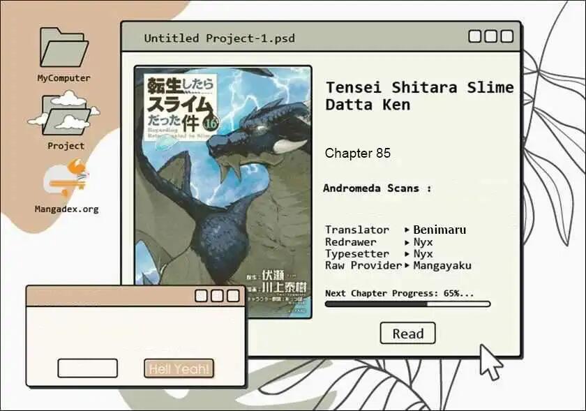 Tensei shitara Slime Datta Ken Chapter 085