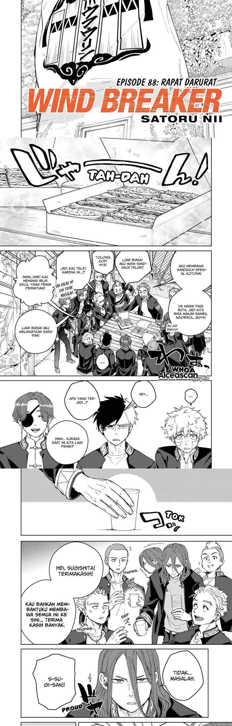 Wind Breaker Chapter 088